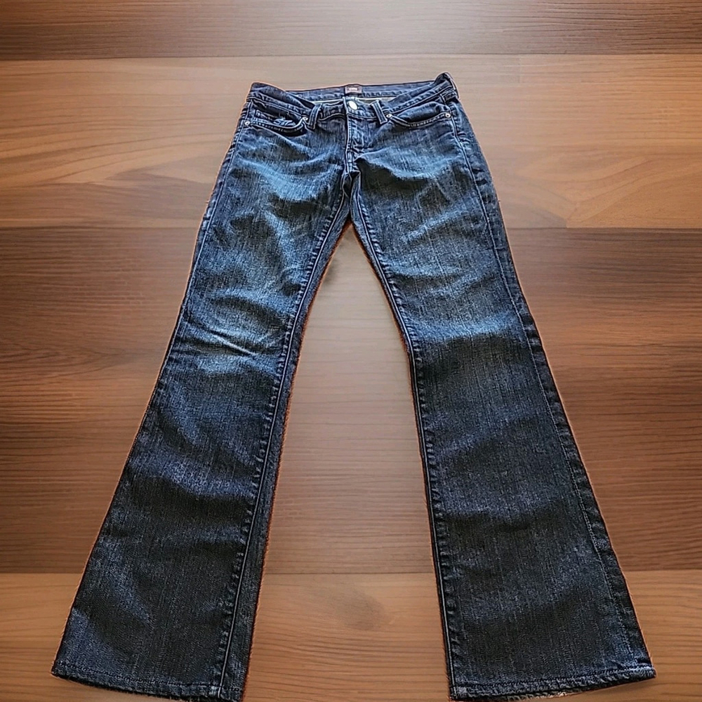Citizens of Humanity Women's Dita Jerome Dahan Petite Bootcut Jeans, Size 27 B2